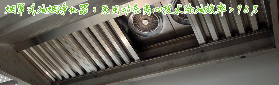 煙罩式油煙凈化器，除油效率>98%，川菜湘菜凈化首選！